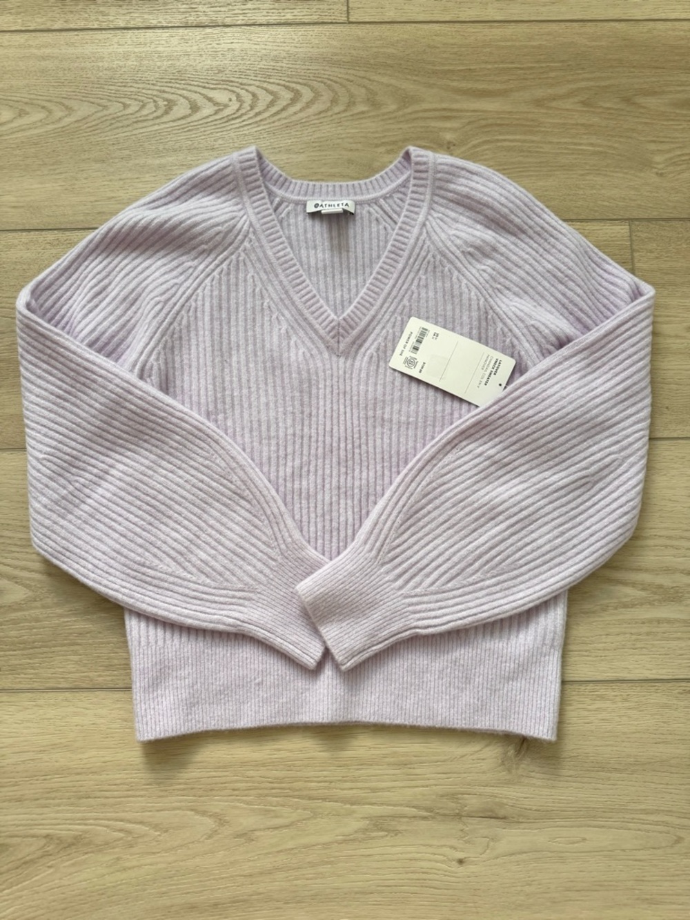 Athleta Layover Vneck Sweater Size M NWT